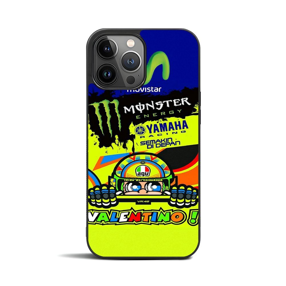 CASING iPhone 5 6 7 8 SE X XR XS 11 12 13 14 15 16 Pro Max Mini Plus CASE VR46 MOVISTAR VALENTINO RO