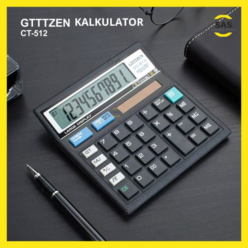 

[SAS] Kalkulator GTTTZEN CT-512 12 Digit / Calculator Check Dual 2 Power / Calculator Digital