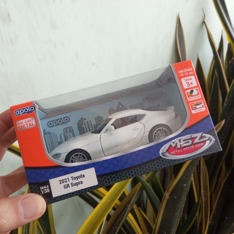Apolo MSZ 2021 Toyota GR Supra Putih Speed Zone Diecast