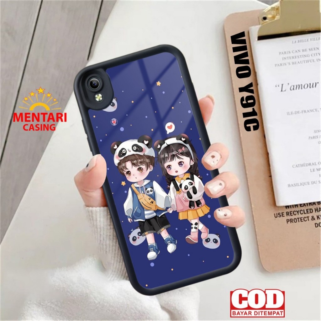 Casing Vivo Y91C Couple Terbaru Case Vivo Y91C Terlaris Hardcase Softcase Glossy Termurah Premium