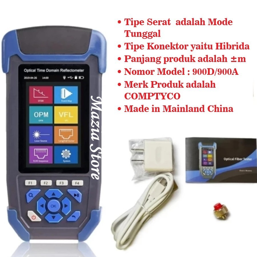 Fiber Tester Optical Time Domain Reflection Mini Pro OTDR AUA-900D