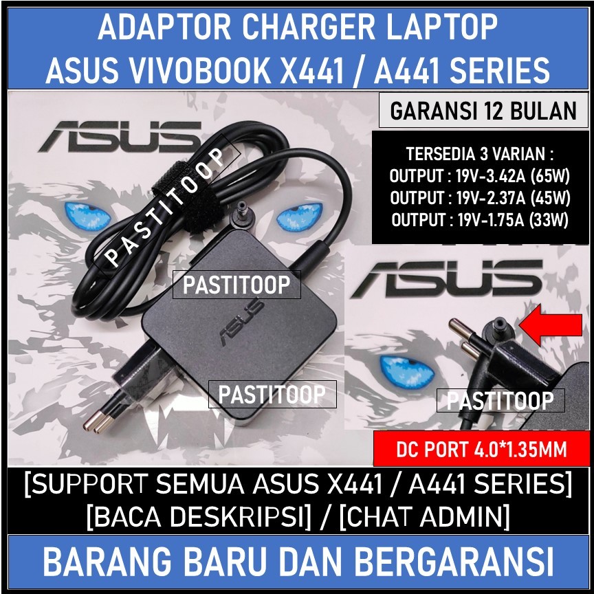 Adaptor charger laptop Asus X441M X441MA X441UA X441BA X441UB X441MB X441NA X441NC X441UV X407MA Ori
