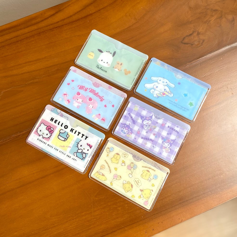 

Case Id Card Pelindung Card Holder Karakter Kartun My Melody Cinnamorol Kuromi Pochacco Pompompurin Hello Kitty Unik Lucu Hadiah Kado Gift