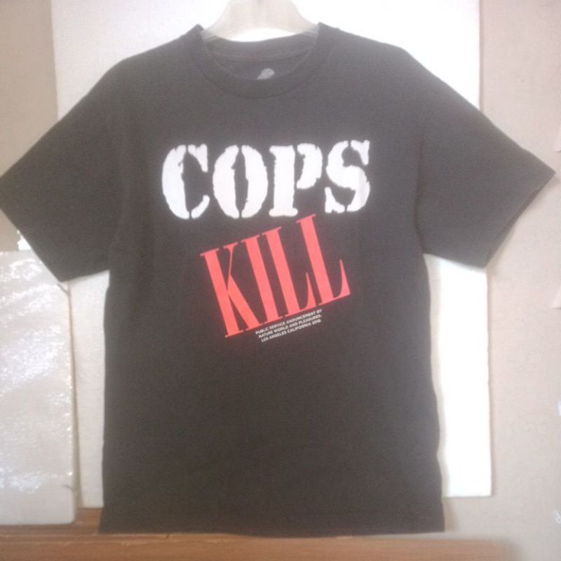 PLEASURES vintage t shirt size M fit L built up SECOND ORIGINAL