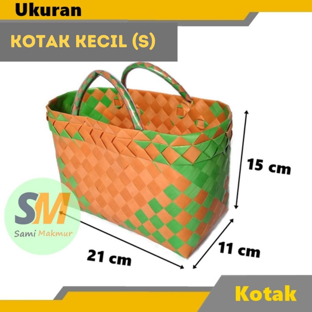 PAKET HEMAT 10 PCS Tas Anyam Plastik souvenir untuk Berkat Hampers Souvenir Parcel Hantaran
