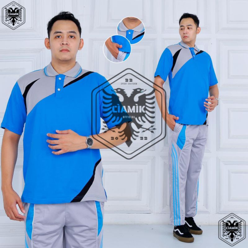 SETELAN BAJU OLAHRAGA PRIA LENGAN PENDEK / / SERAGAM OLAHRAGA SETELAN KAOS TRAINING