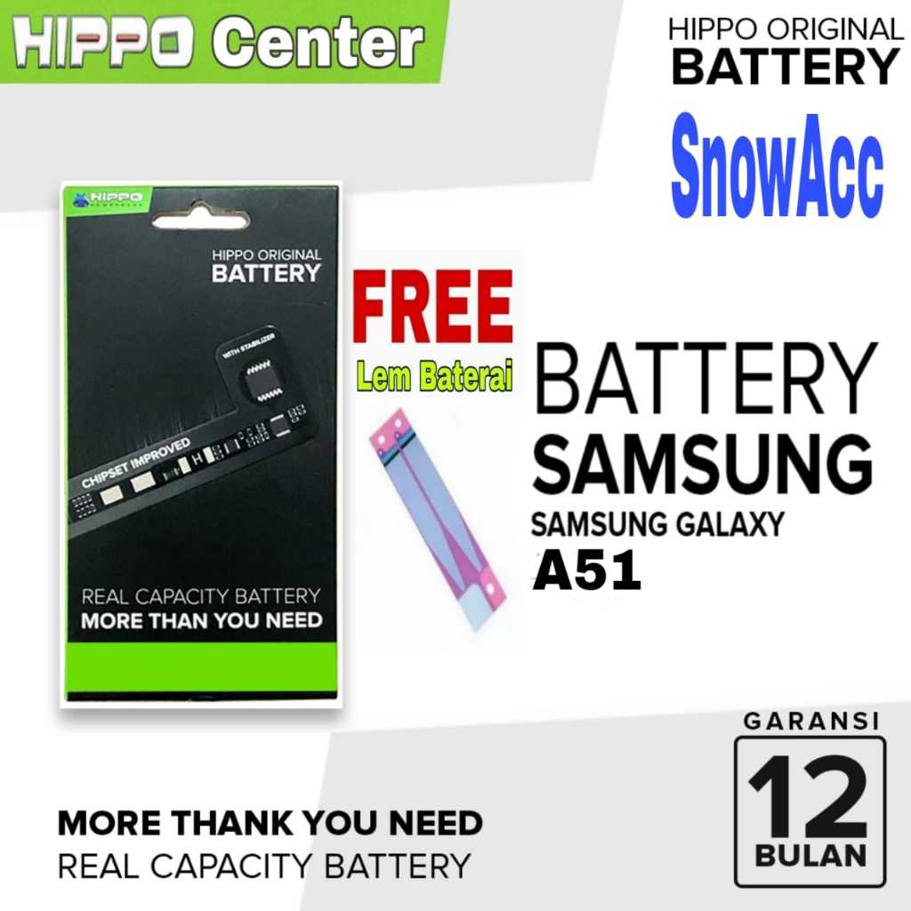 Hippo Baterai Samsung A51 Baterai Hippo Samsung