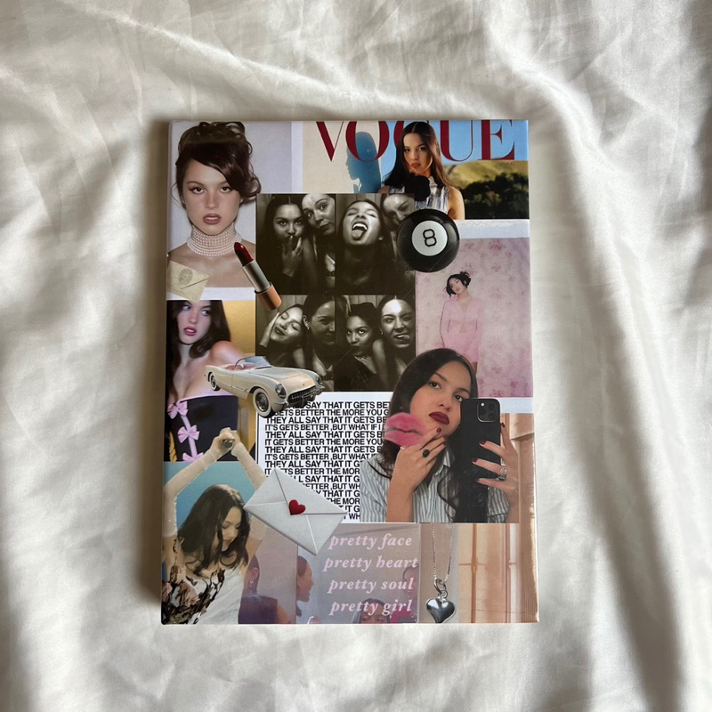 

Olivia Rodrigo A5 Hardcover Notebook - buku catatan aesthetic