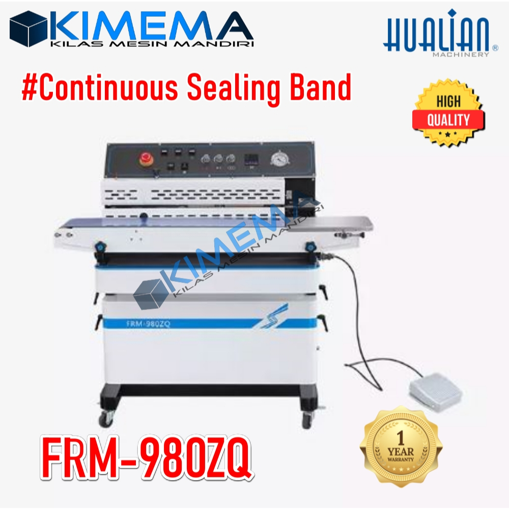 Mesin Continuous Band Sealer Nitrogen Vacuum Sealer FRM-980ZQ