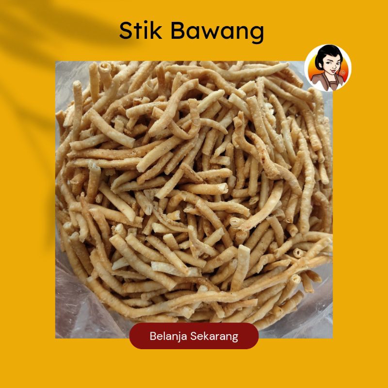 

STIK BAWANG ORIGINAL RASA GURIH/ CAMILAN MAK'E/ KUE BAWANG RASA GURIH ORIGINAL/ SNACK KILOAN