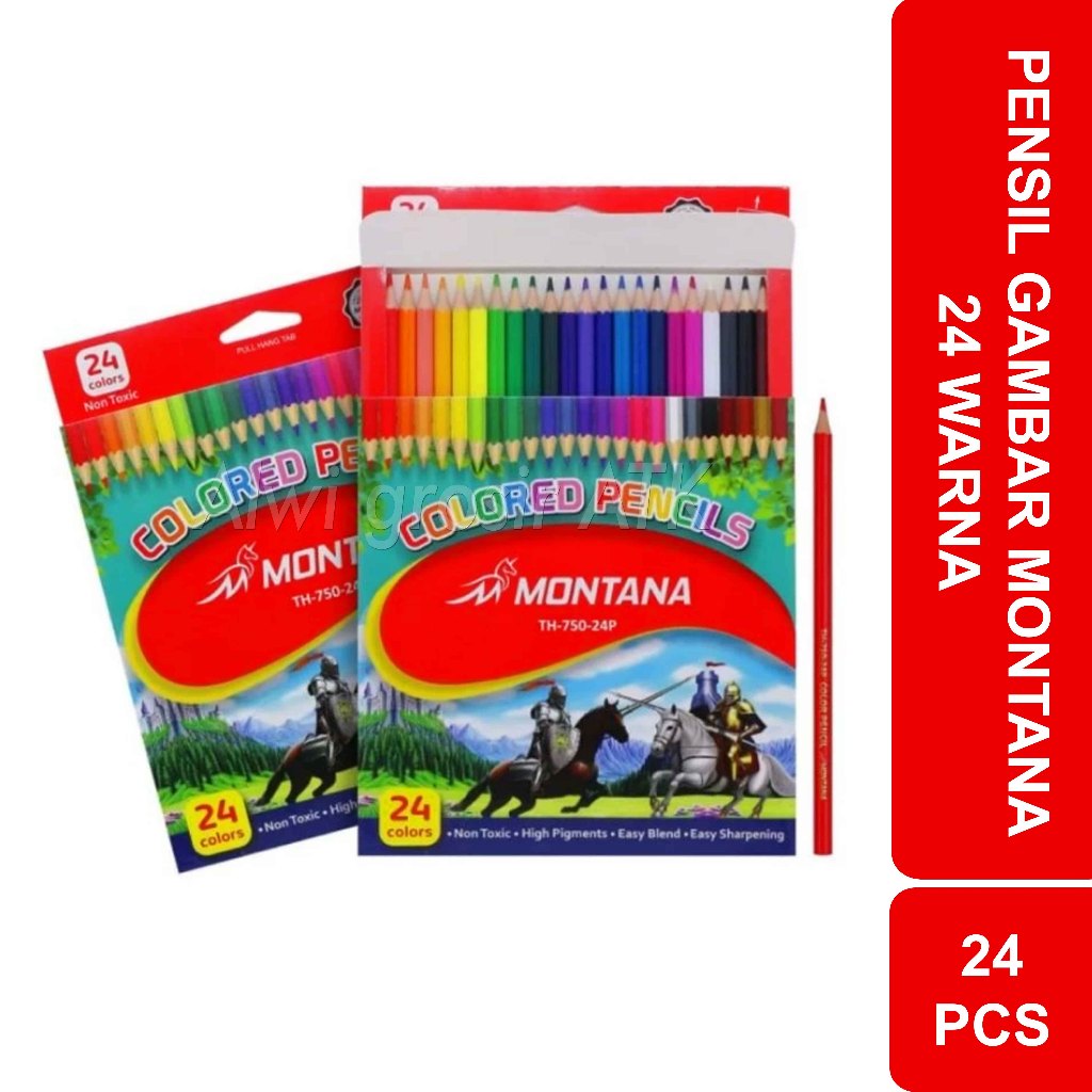 

Pensil Gambar Montana 24 Warna TH-750-24P | 1 Pack