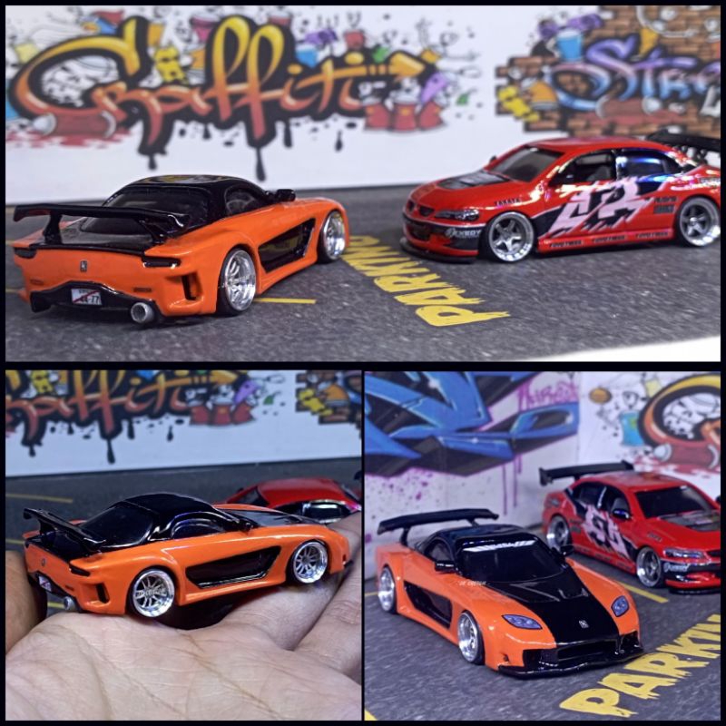 Hotwheels Rx-7 Veilside Han ( Custom request )