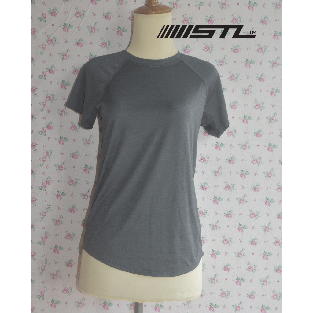 STL dark grey Baju kaos Drifit Atasan Olahraga