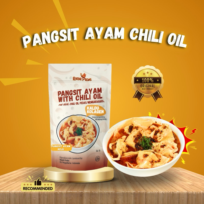 

PANGSIT AYAM KEJU WITH CHILI OIL