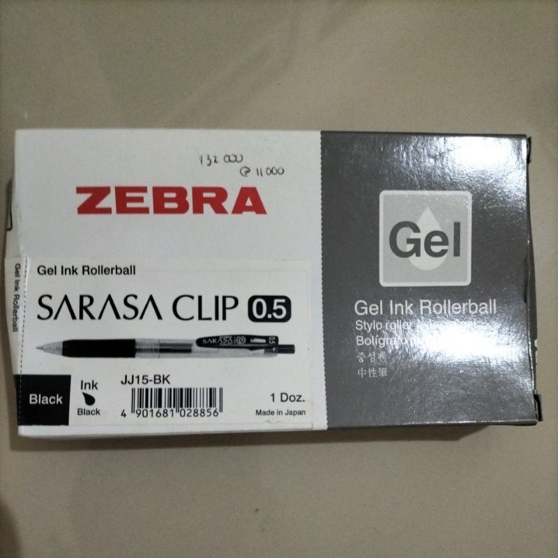 

pulpen Sarasa Clip 0.5 warna hitam TERMURAH