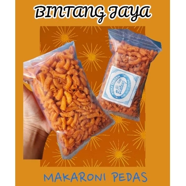 

Makaroni pedas 250grm/makaroni pedas kriuk/makaroni cemilan