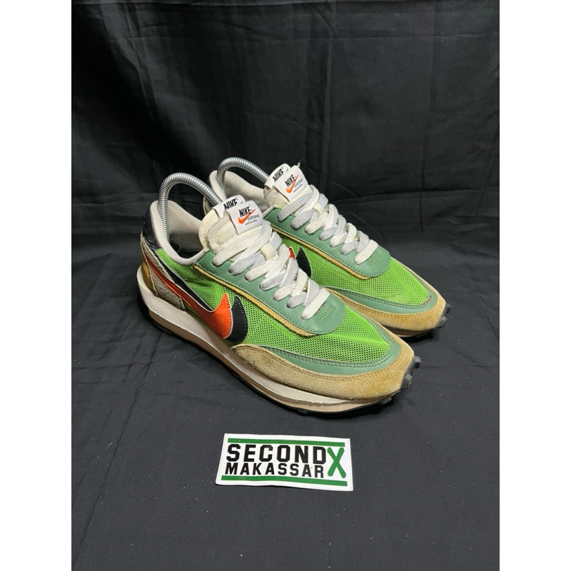 nike sacai ld waffle green gusto