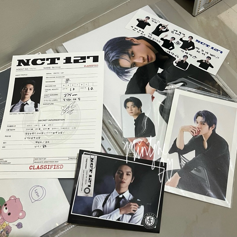 CLEARANCE SELL TAEYONG SET NCT 127 SEASON GREETINGS 2021 OFFICIAL MERCHANDISE