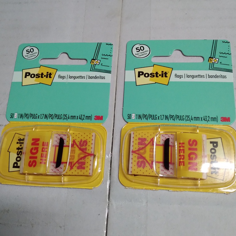 

KUALITAS TAK TERKLAHKAN Post It Sign here 3M