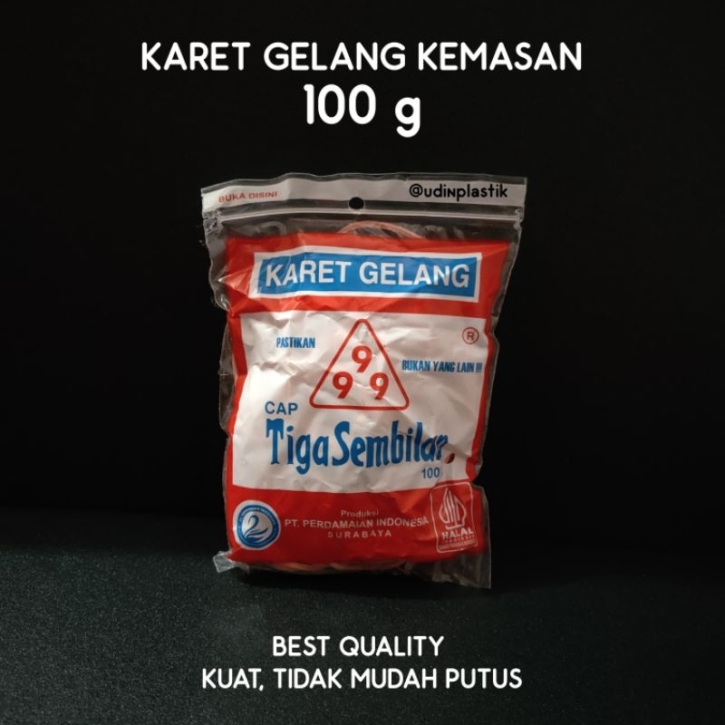 

Karet Gelang Murah Cap Tiga Sembilan Kemasan 100g