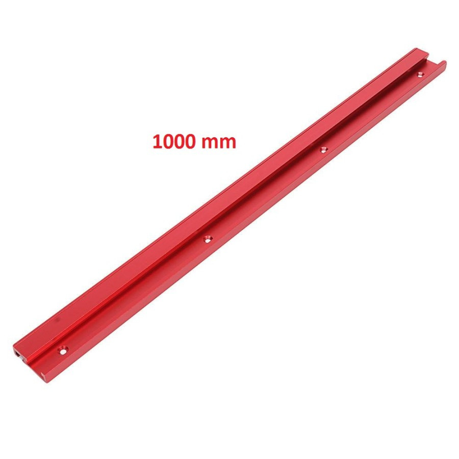 T-TRACK 1000mm T-Slot TIPE 45mm Miter Track Jig Aluminium Red Anodized