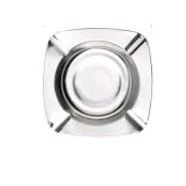 Asbak Kotak Besar Stainless Diameter 15 cm