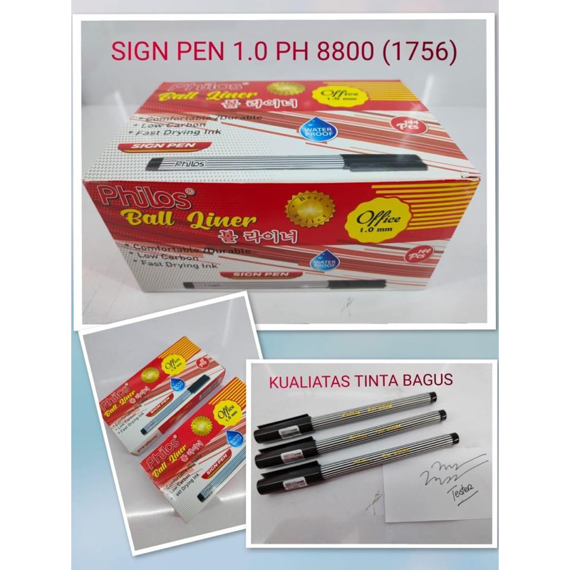 

Pen Gel Balliner PHILOS 1.0 harga per PCS⬇️