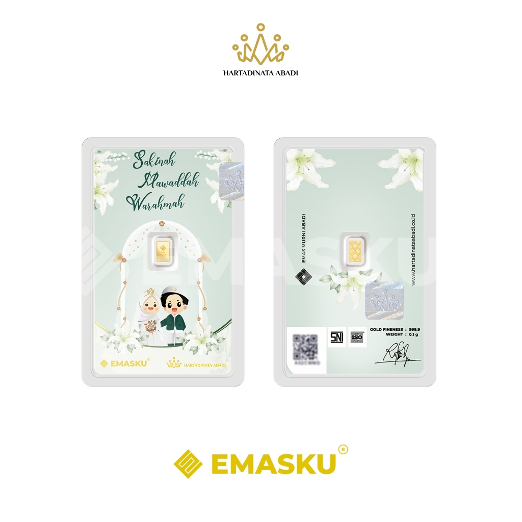 Hartadinata Abadi EMASKU Momen Series Samawa 0.1 Gr