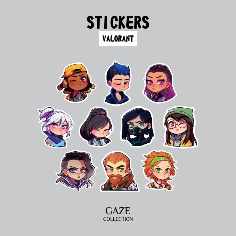 

Stiker Vinyl Agen Valorant