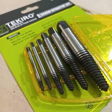 HARGA TURUN BOSS. TERLARIS tap balik K55 5PCS Set tap balik untuk cabut sekrup patah, mata bor Penca