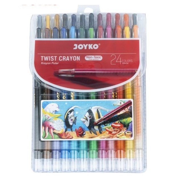 

BONUS SPESIAL MENANTI ANDA Twist Crayon Krayon Oil Pastel Putar Panjang 12 Warna MURAH
