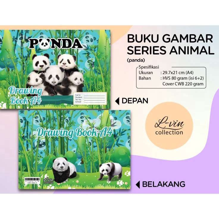 

SUPER SALE SPECTACULER Buku Gambar A 4 Animal 8 gram Buku Gambar Fancy Harga 1 Pcs