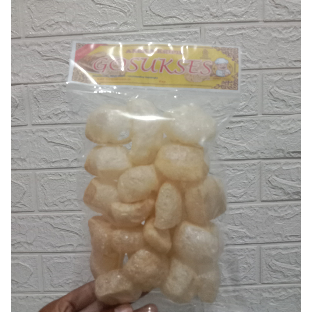 

GOSUKSES Krupuk Kulit sapi asli