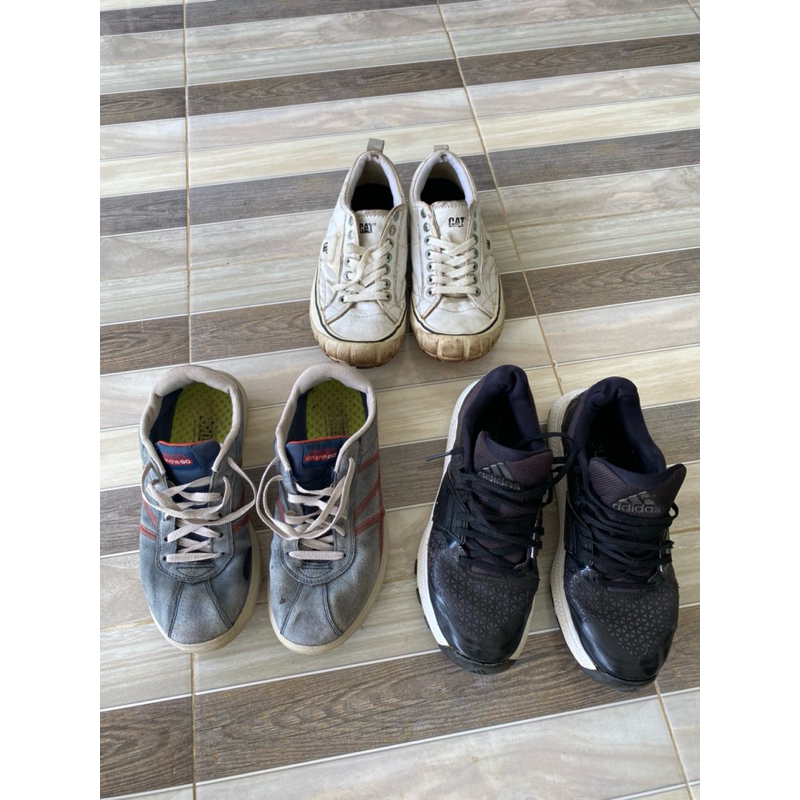 Sepatu Second Borongan Original CAT, Adidas, Skechers Size 40 (insole 250/255)