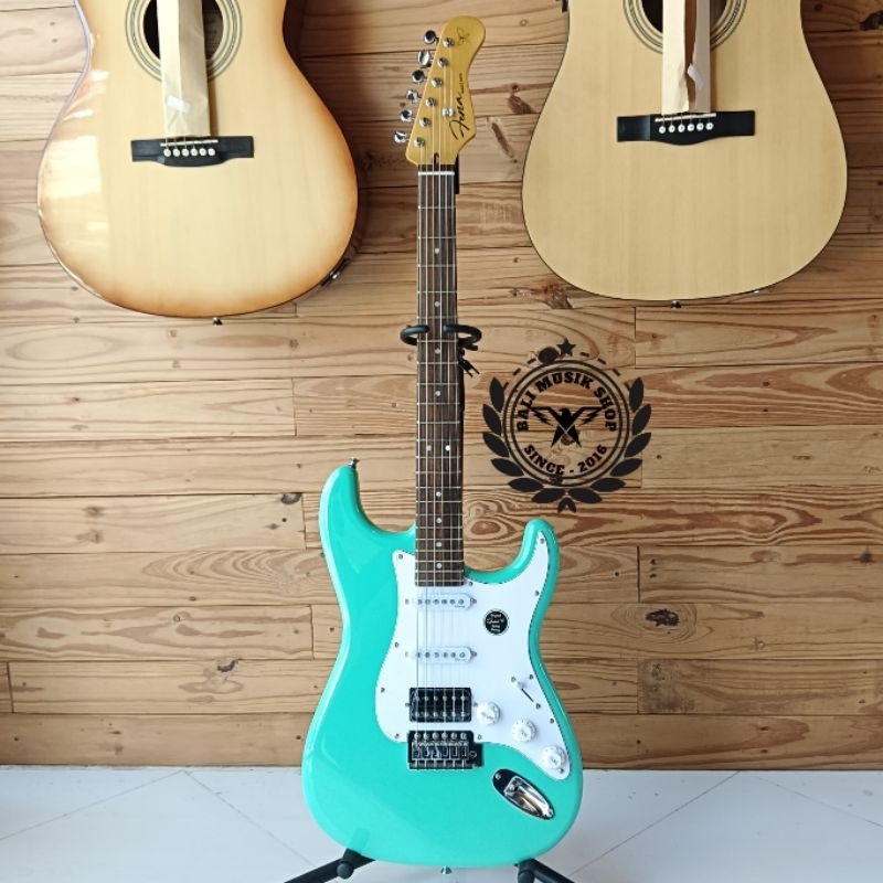 fena guitar stratocaster STD soft gren