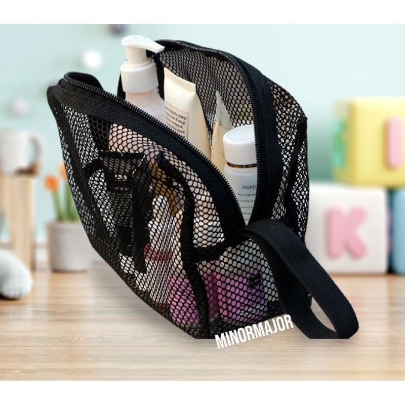Tas makeup Kosmetik organizer multifungsi  pouch kosmetik tempat sabun mandi untuk pria dan wanita