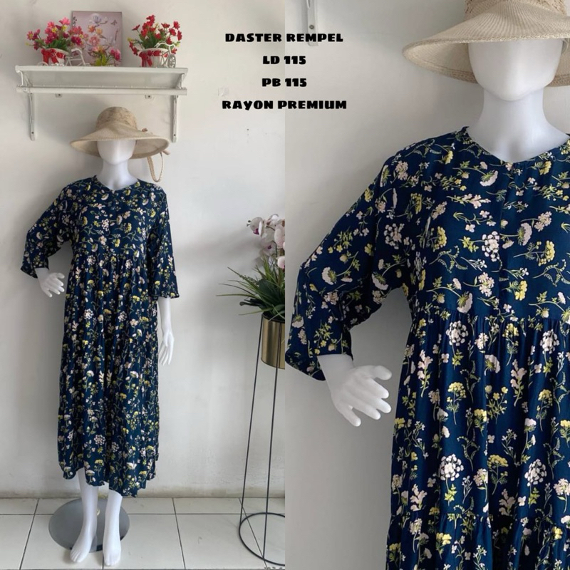 Daster Rempel // Midi dress // Daster Tali pinggang