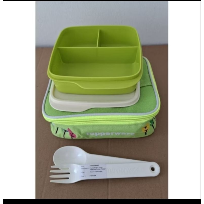 Paket Bekal Murah Tupperware Lolly Tup +tas +sendok garpu