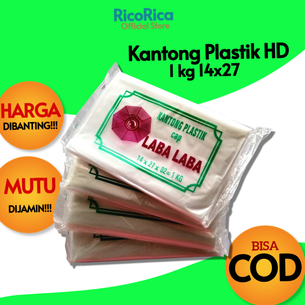 Kantong Plastik Bening Transparan