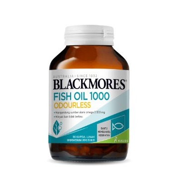 BLACKMORES ODOURLESS FISH OIL 1000 90 KAPSUL