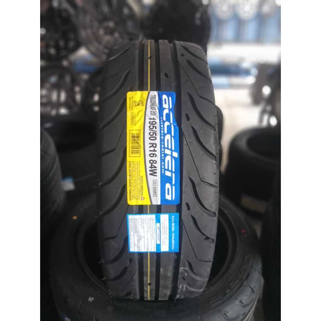 jual ban semi slick 195 50 r16 accelera 651sport