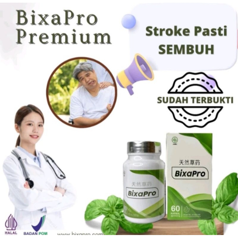 BixaPro Obat Stroke Herbal Premium Terstandar Eropa BixaPro Obat Darah Tinggi Ampuh Asli