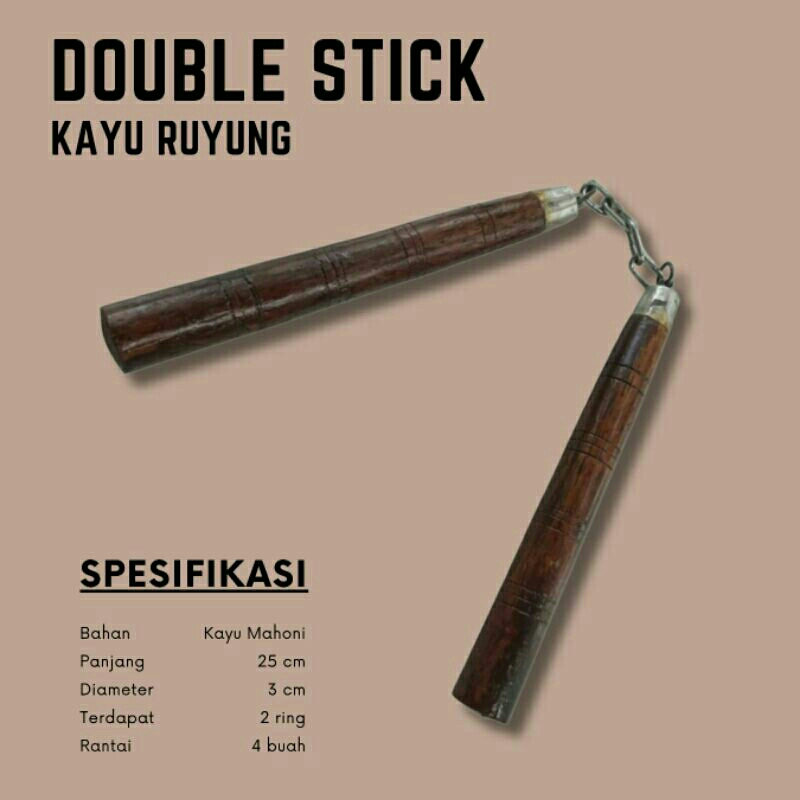 doble_stik_kayu_ruyung