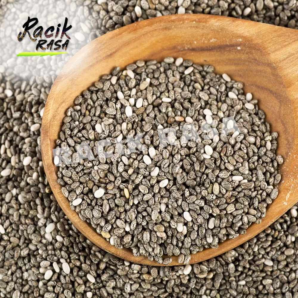 

RACIK RASA | (500 GRAM ) ORGANIC BIJI CHIA SEED MEXICO MEKSIKO HERBAL REMPAH SUPPLEMEN ALAMI SEHAT SUPERFOOD