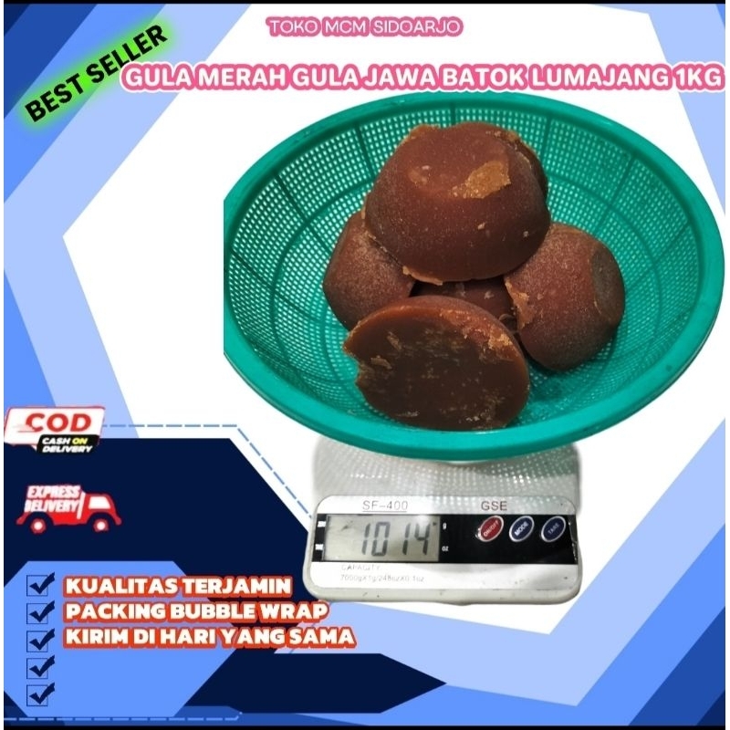 

Gula Merah Gula Jawa Gula Aren Asli lumajang (ukuran besar)