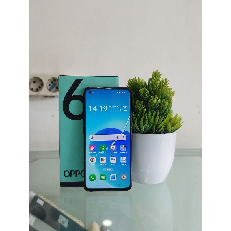 SECOND HP OPPO RENO 6 8/128GB FULLSET ,TERJAMIN,AMANAH ,ORII