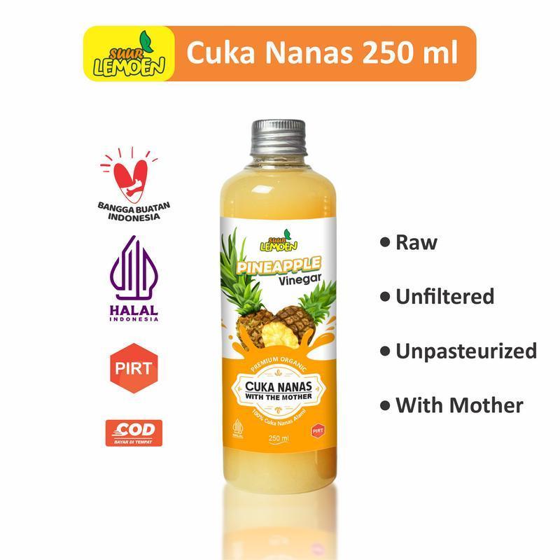 

SUUR LEMOEN - Cuka nanas | Sari nanas -250ml, 500ml |ORIGINAL ORGANIK - 250ml