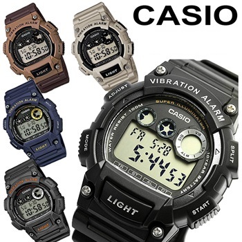 Casio W-735H, W-736H, & W-740H Jam Tangan Original Pria