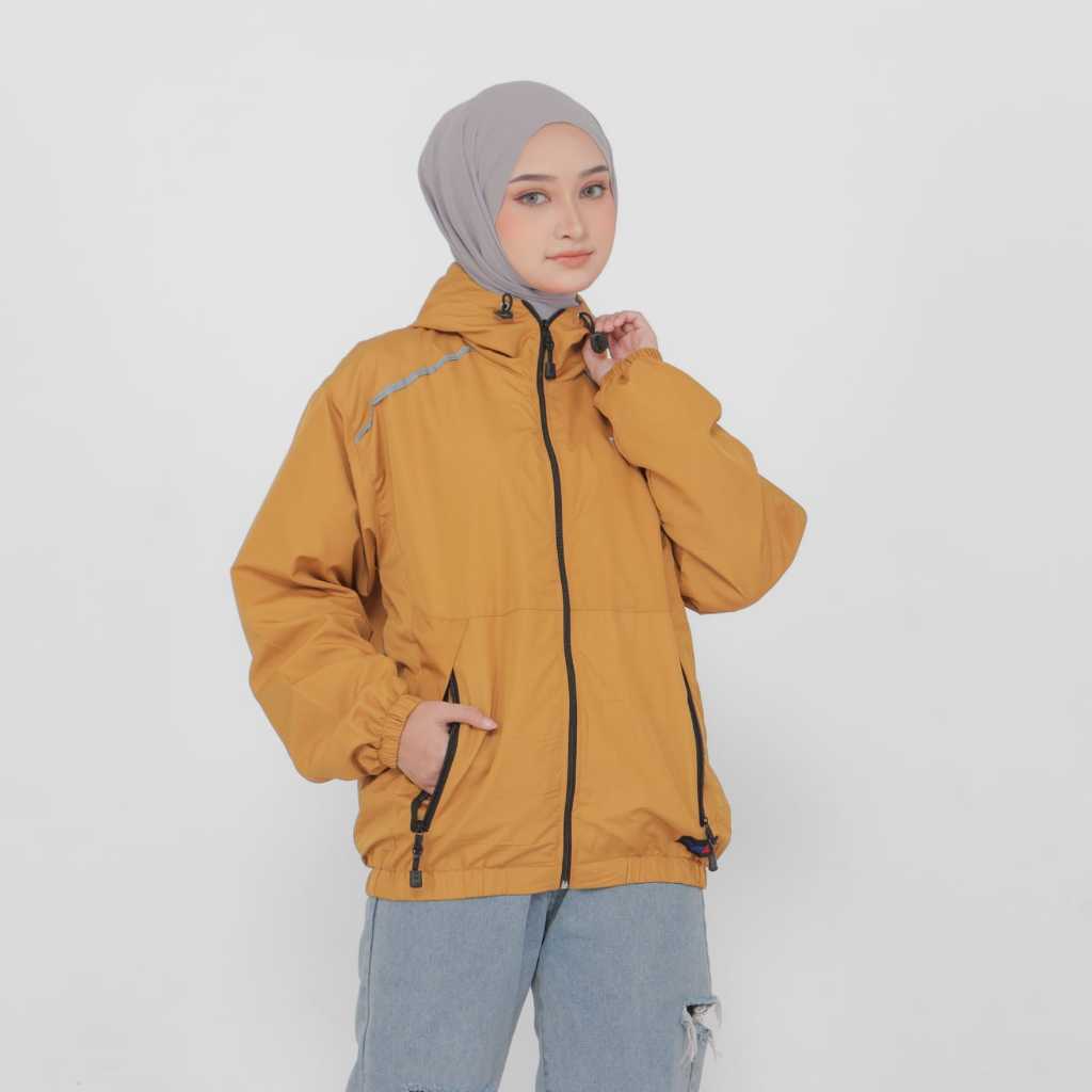 Jaket BB JAKET PLACEE DastYelow-Abu jaket Gunung Outdoor  Motor windbreak