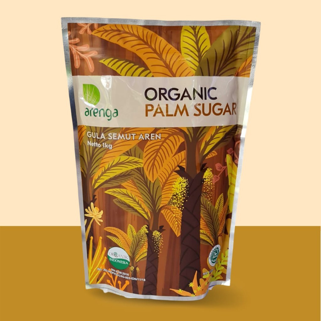 

Arenga Organic Palm Sugar Gula Semut Aren Premium Halal Varian Kemasan Pemanis Minuman Sweetener Mix